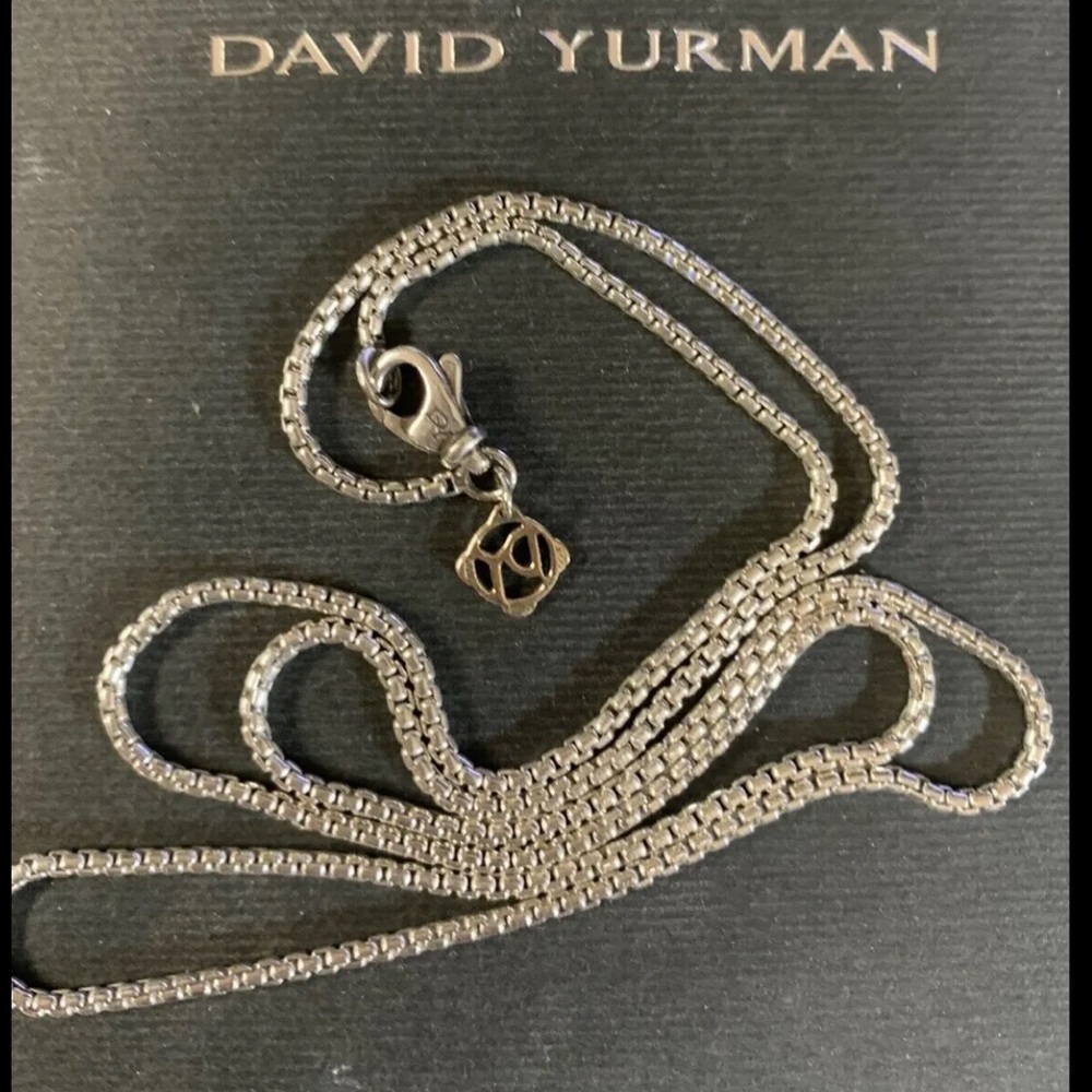 David Yurman Box Chain Necklace 1.7mm 18”